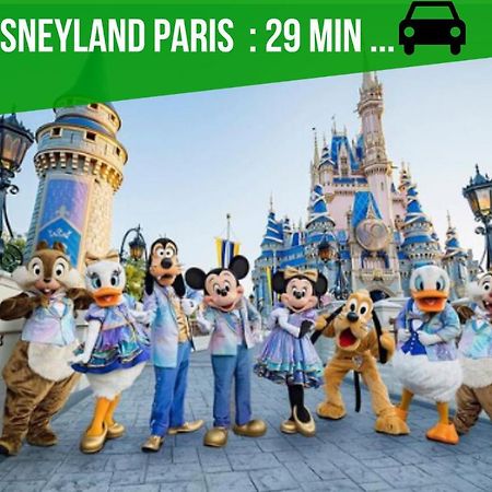 The Sunshine- Appart Cosy Proche Paris-Disney Avec Parking Prive Dans Residence Мо Екстериор снимка
