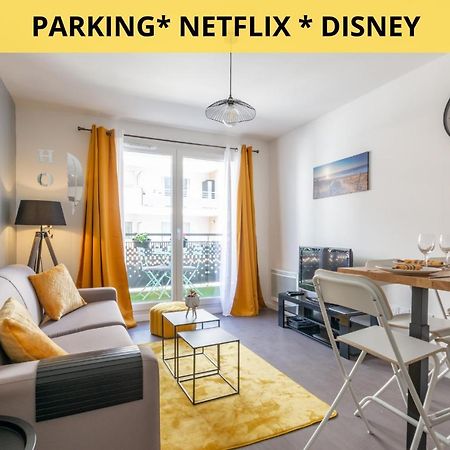The Sunshine- Appart Cosy Proche Paris-Disney Avec Parking Prive Dans Residence Мо Екстериор снимка