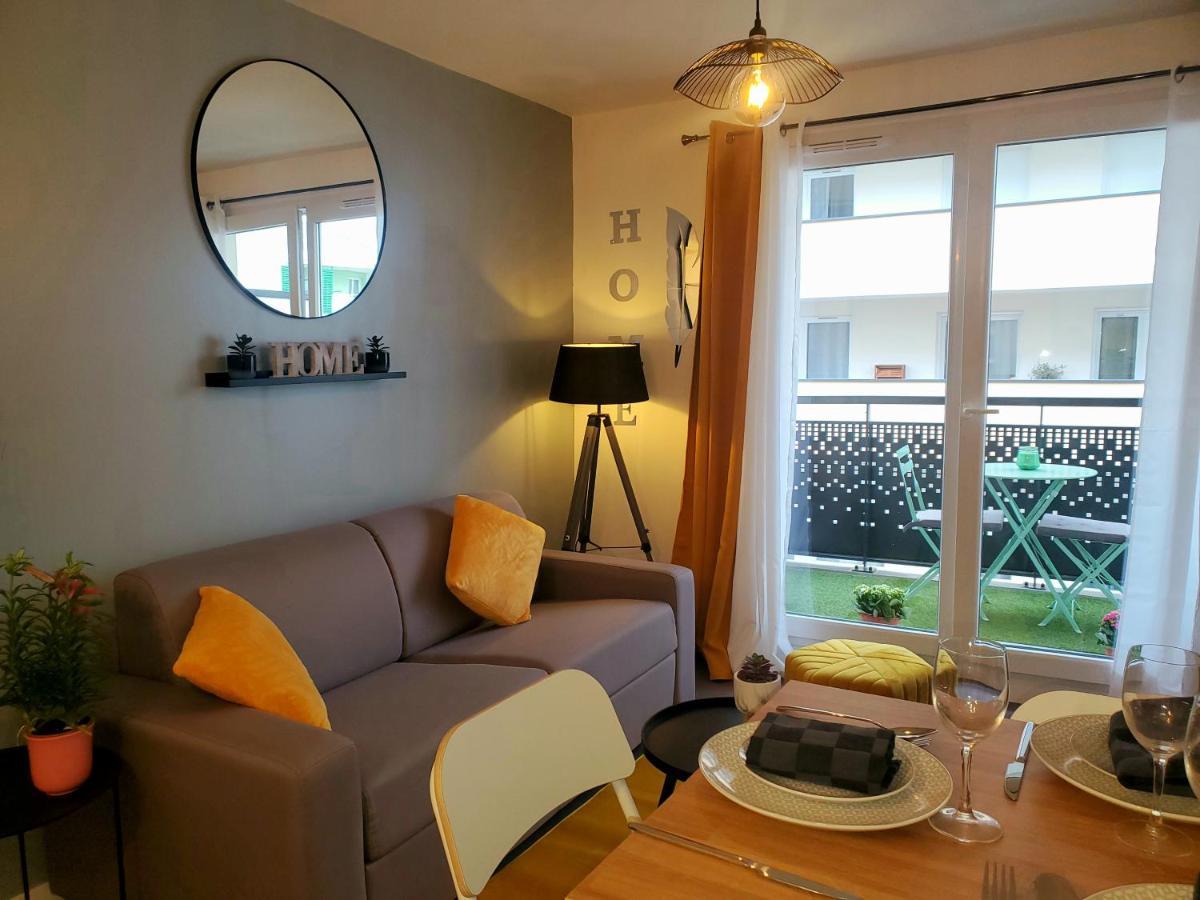 The Sunshine- Appart Cosy Proche Paris-Disney Avec Parking Prive Dans Residence Мо Екстериор снимка